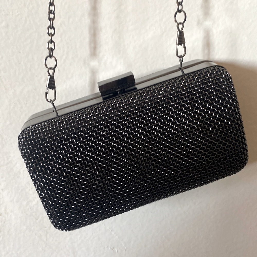 Bebe Gunmetal Crossbody